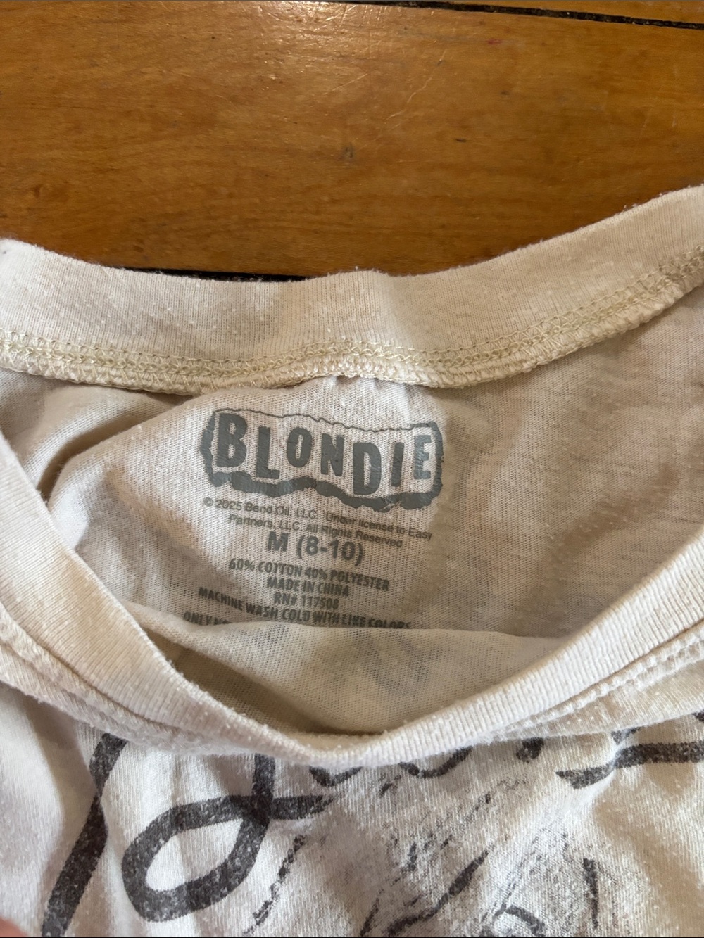 EUC Blondie Graphic Tee and Leopard Print Shorts Set - Lounge Pajamas - Picture 3 of 5